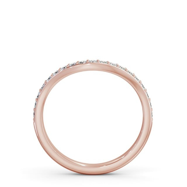 Nina Half Eternity Round Lab Diamond Curved Ring
